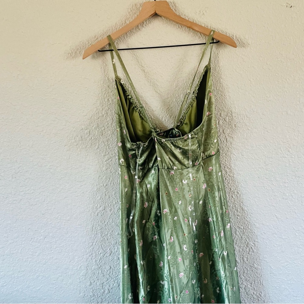 Wild Fable Green Apple Floral Dress NWT - Picture 6 of 12